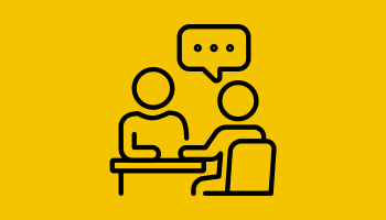 Student meeting with an advisor