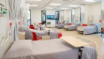Nursing lab at Willow Hall, Stockton Campus