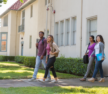 students at Stockton Campus