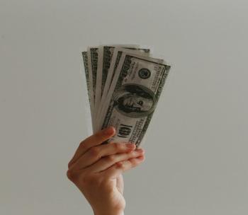 One hundred dollar bills. 