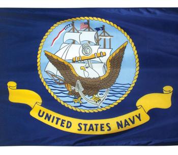 United States navy flag.