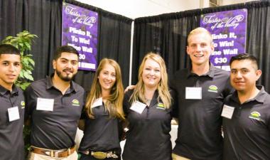 students at tastes of valley event