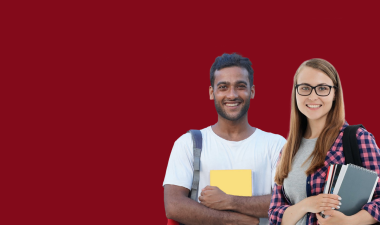 Two students.