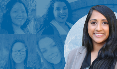 Pictured counterclockwise: Odalis Garcia, Breanna Anderson, Shrinidhi Subramaniam, Kayln Krummen-Ganz and Kieu Hanh Tran.