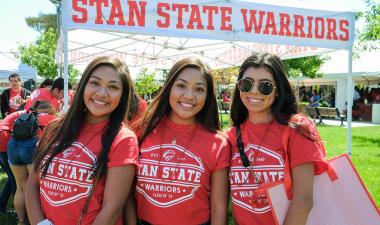students in the Quad