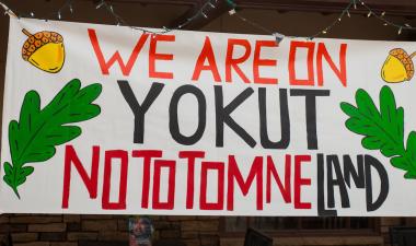 Land acknowledgment poster