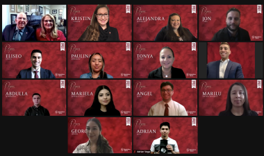 Rogers Scholars Zoom shots