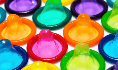 colorful condoms