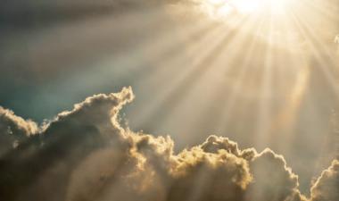 Sunlight through the clouds