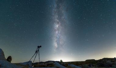 The night sky and stars