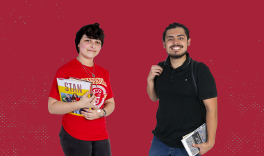 Two students in photo.