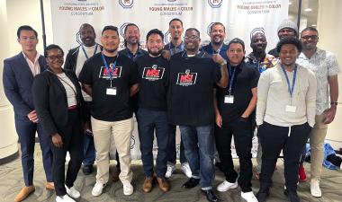 Group photo from 2022 Young Males of Color Consortium