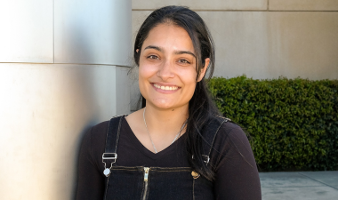 First-Generation Scholarship Recipient Rosa Valencia Sanchez