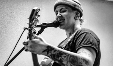 musician playing live