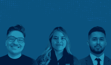 Three participants of the Next Gen on Board program