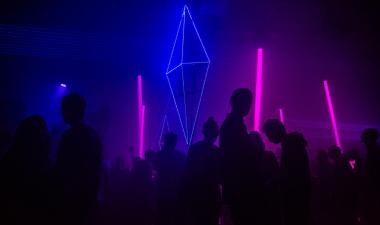 neon icons in a night setting