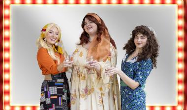 Promotional Image for Vanities: Three people standing together and smiling