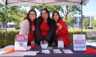 vote registeration booth