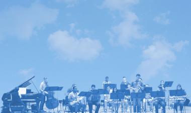 Students performing in concert