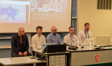 Visitors from the Ukraine