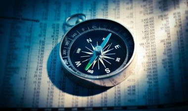 Compass on top of spreadsheet