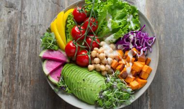 a bowl of vegetable salad