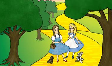 Dorothy Meets Alice or the Wizard of Wonderland