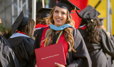 grad at commencement