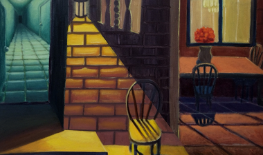 the art piece &quot;Home Left Behind&quot; by artist Silver Harvey.