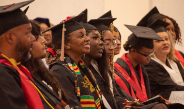 Image of Stan State graduates.