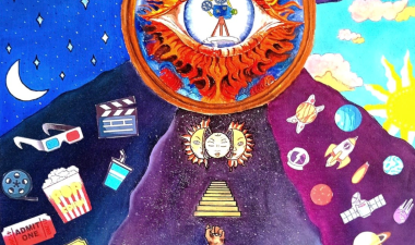 Close up of the Race and Power film festival artwork.