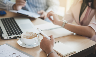 People in a business meeting