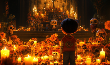 Dia De los Muertos animated movie.