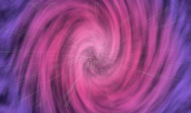 Purple and pink spiral