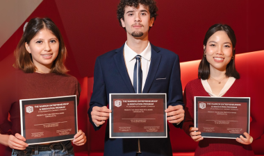 Three award recipients