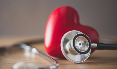 A heart and a stethoscope