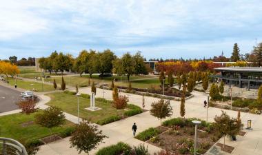 Outdoor view of the Quad in fall