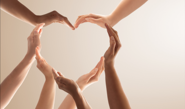 hands forming a heart