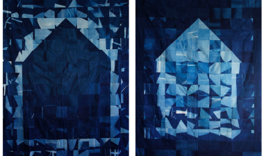 Brittney Denham Artwork depicting houses