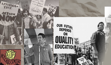 Collage of protest photos