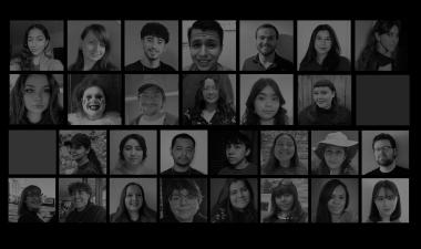 Collage containing 2025 BFA and BA students.