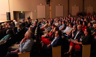 Audience members at the 2025 President's Fall Welcome Address.