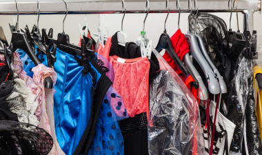 Rack of costumes