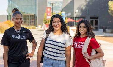 Students in the Quad.