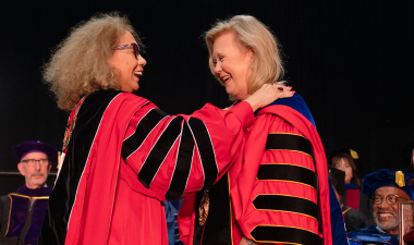 Chancellor Mildred Garcia and President Britt Rios-Ellis