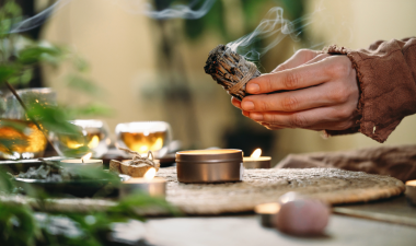 Smudging ceremony