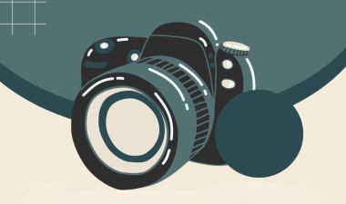 Graphic of a camera