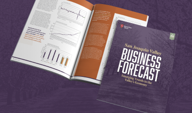 Cover of the 2026 San Joaquin Valley Business Forecast, spring 2026