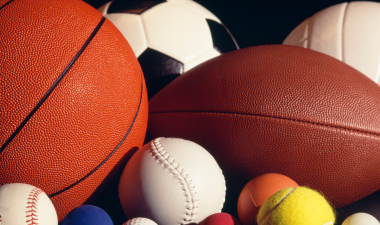 Various sports equipment