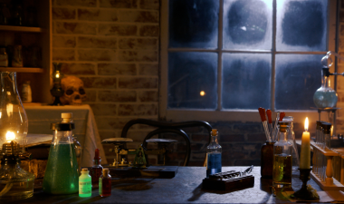 spooky science lab